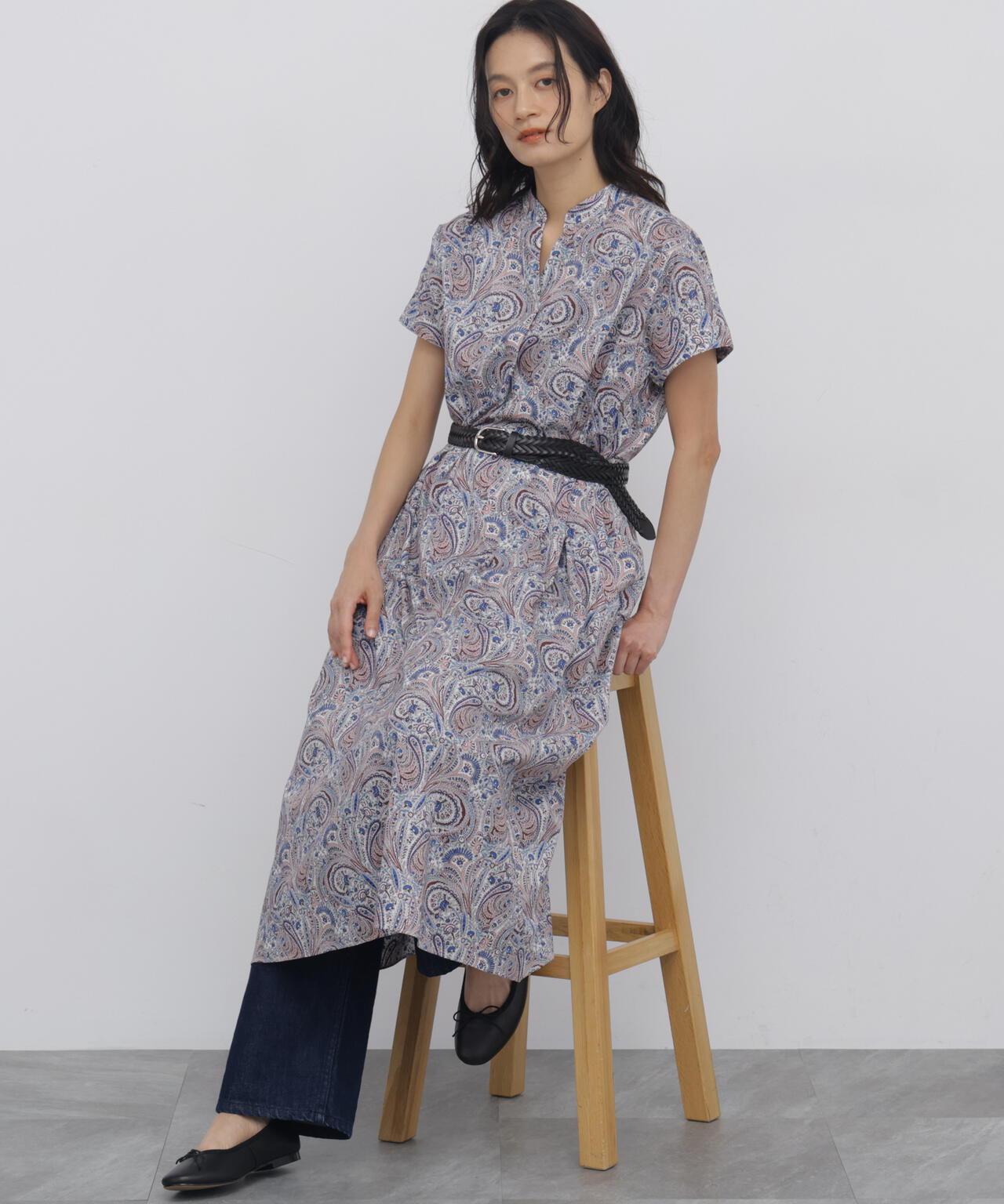 Liberty印花 Tana Lawn面料 法式袖連衣裙