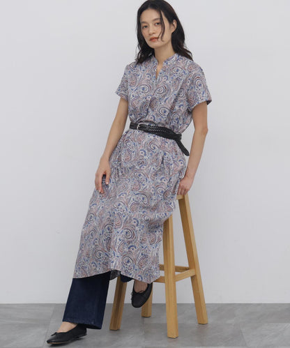 Liberty印花 Tana Lawn面料 法式袖連衣裙