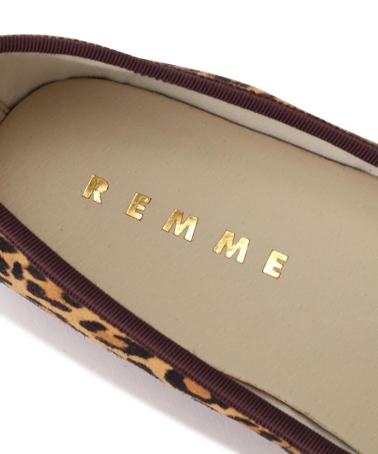 REMME 豹紋麂皮芭蕾舞鞋