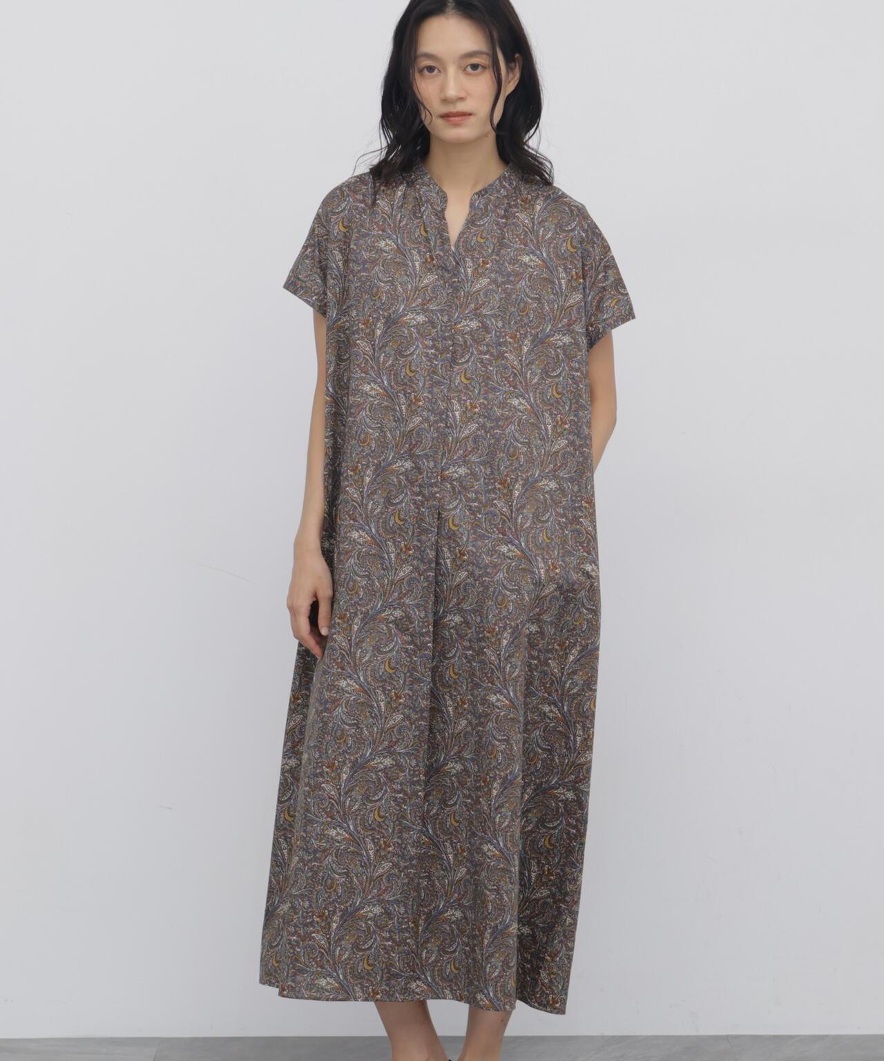 Liberty印花 Tana Lawn面料 法式袖連衣裙