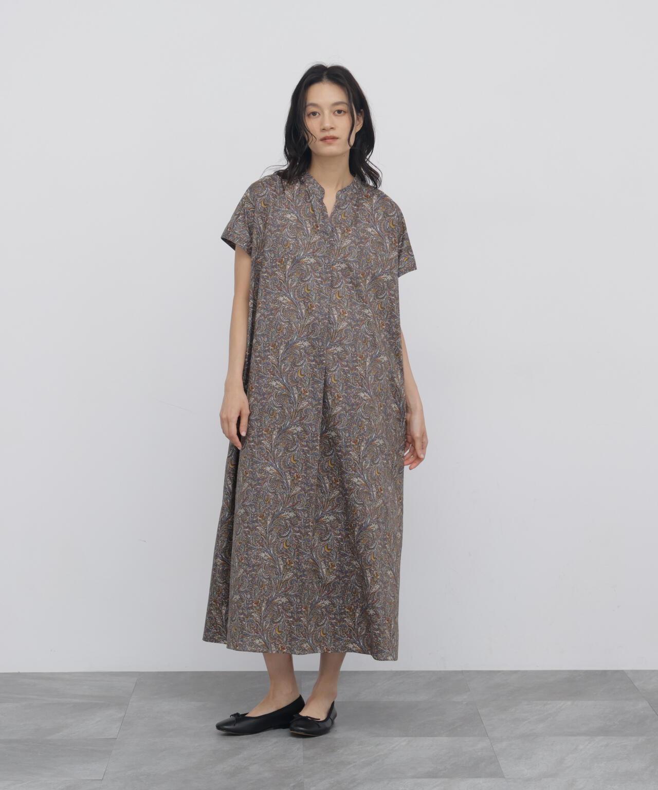Liberty印花 Tana Lawn面料 法式袖連衣裙