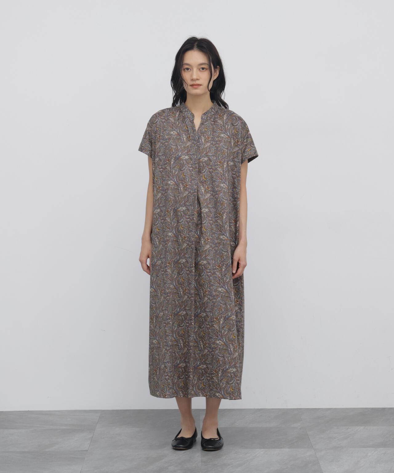 Liberty印花 Tana Lawn面料 法式袖連衣裙