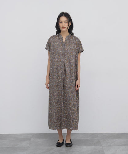 Liberty印花 Tana Lawn面料 法式袖連衣裙