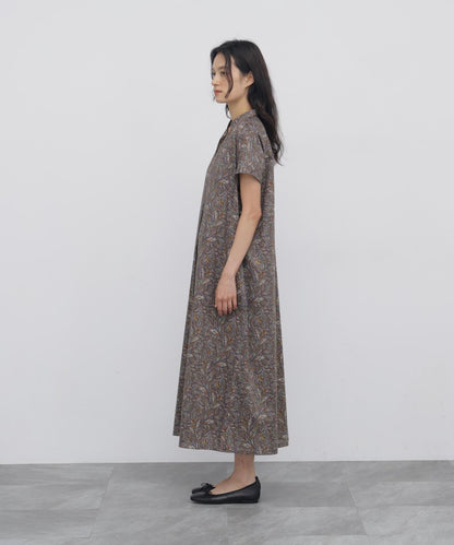 Liberty印花 Tana Lawn面料 法式袖連衣裙