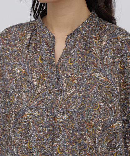 Liberty印花 Tana Lawn面料 法式袖連衣裙
