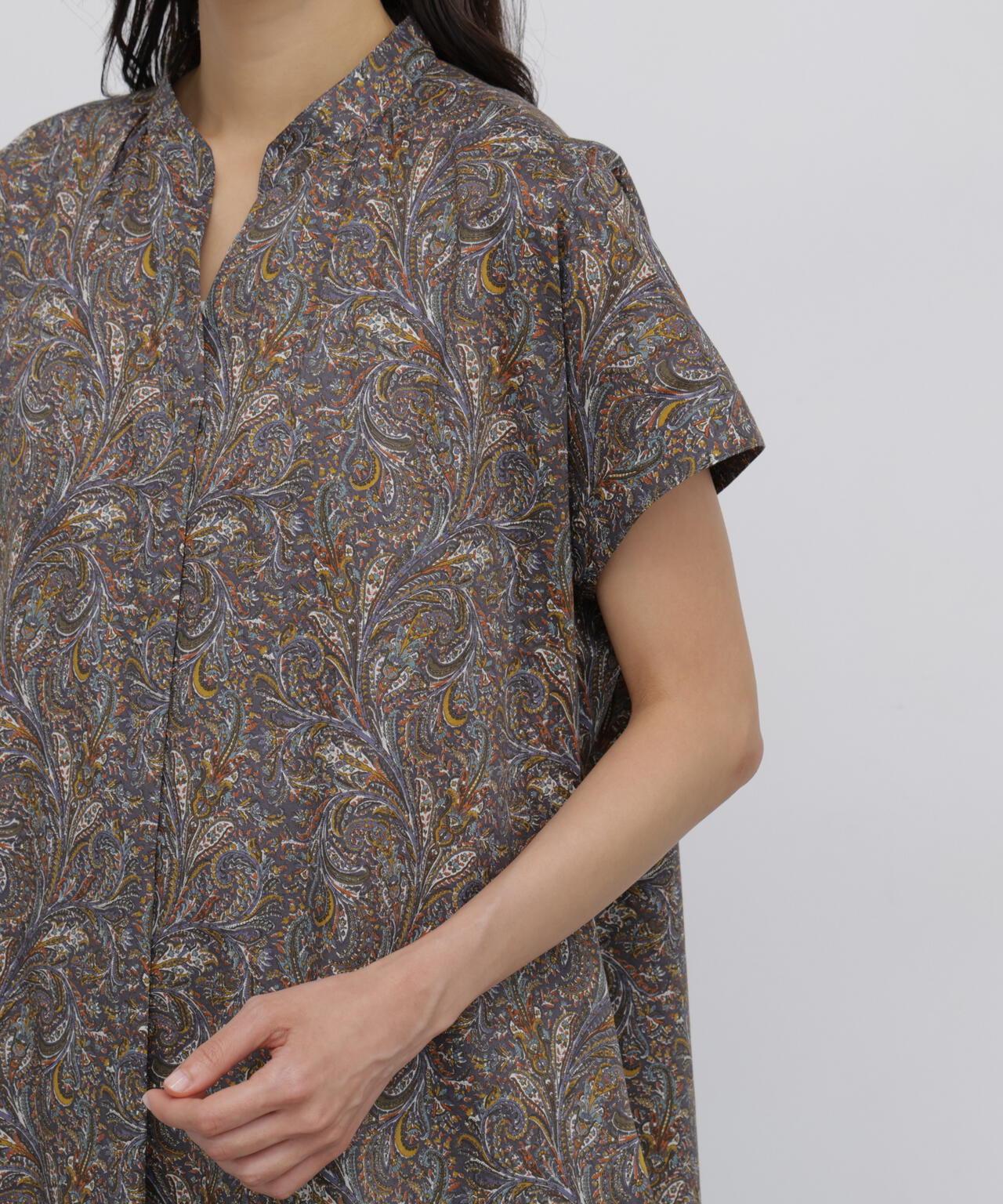 Liberty印花 Tana Lawn面料 法式袖連衣裙