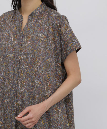 Liberty印花 Tana Lawn面料 法式袖連衣裙