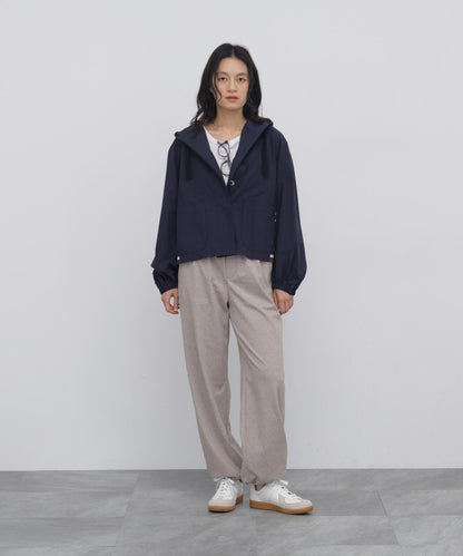 洗える / リラックス / Good Price 後網眼針織直筒慢跑褲
