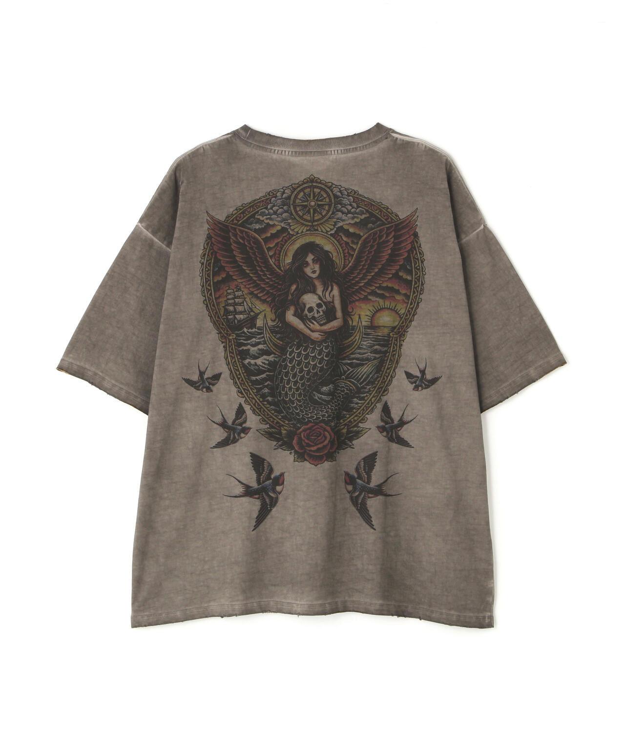 DankeSchon/ダンケシェーン/SPRAYBURN CALIFORNIA TEE