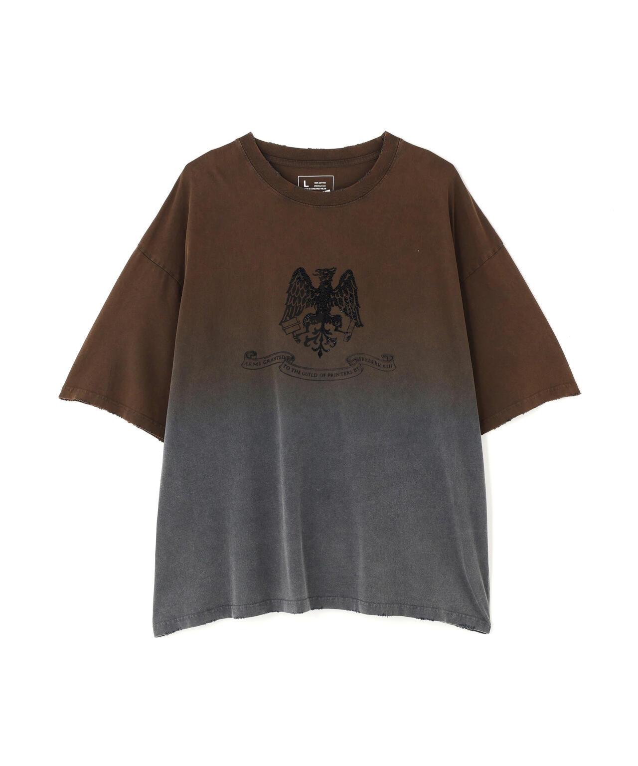 DankeSchon/ダンケシェーン/GRADATION RHINESTONE BIRD TEE