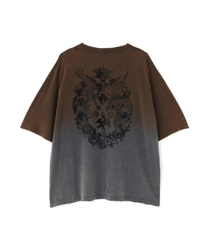 DankeSchon/ダンケシェーン/GRADATION RHINESTONE BIRD TEE