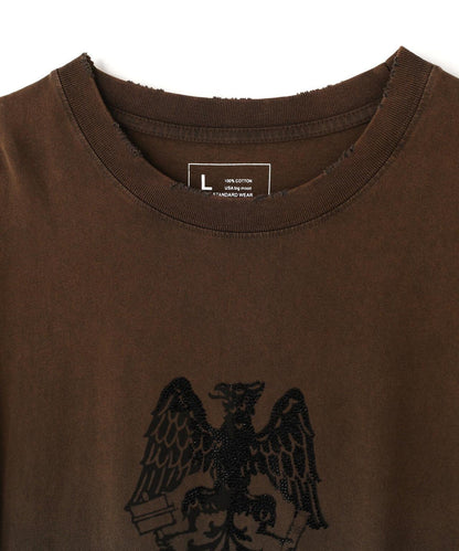 DankeSchon/ダンケシェーン/GRADATION RHINESTONE BIRD TEE
