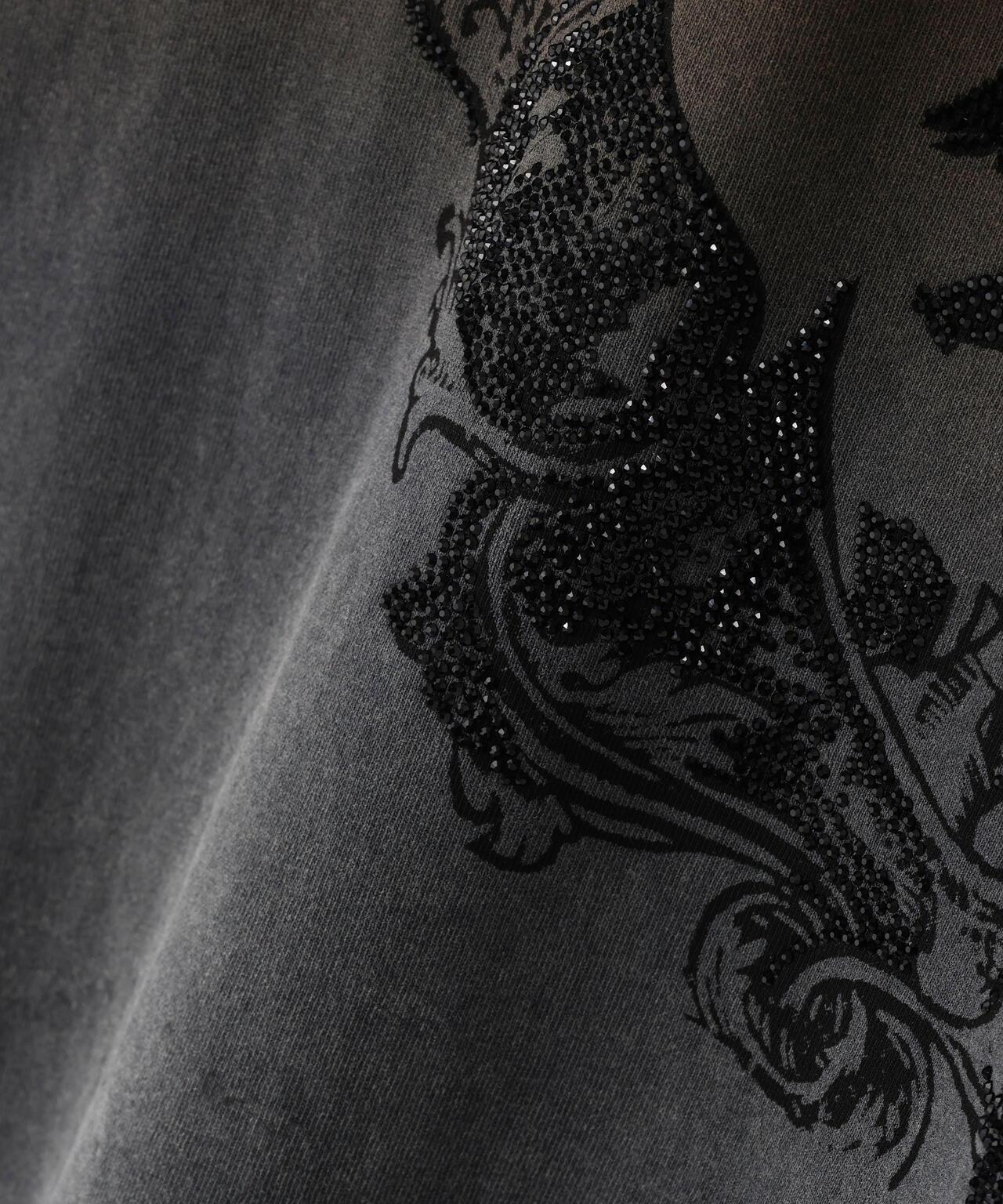 DankeSchon/ダンケシェーン/GRADATION RHINESTONE BIRD TEE