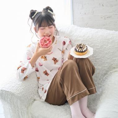 乳木果油加工 sweets bear圖案 家居服套裝