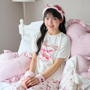 接觸冷感 撞色圖案 家居服套裝