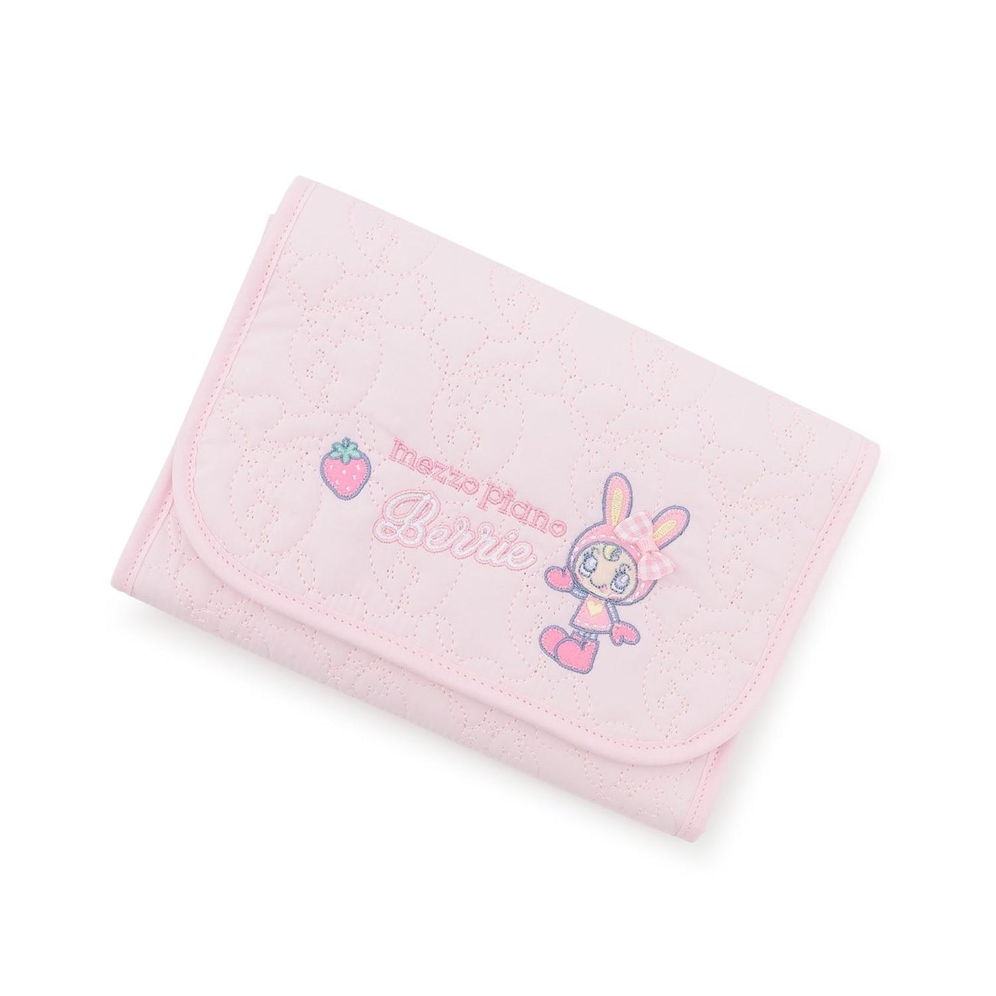 【商品】【Baby Berie醬】草莓絎縫 母子手冊多功能收納包