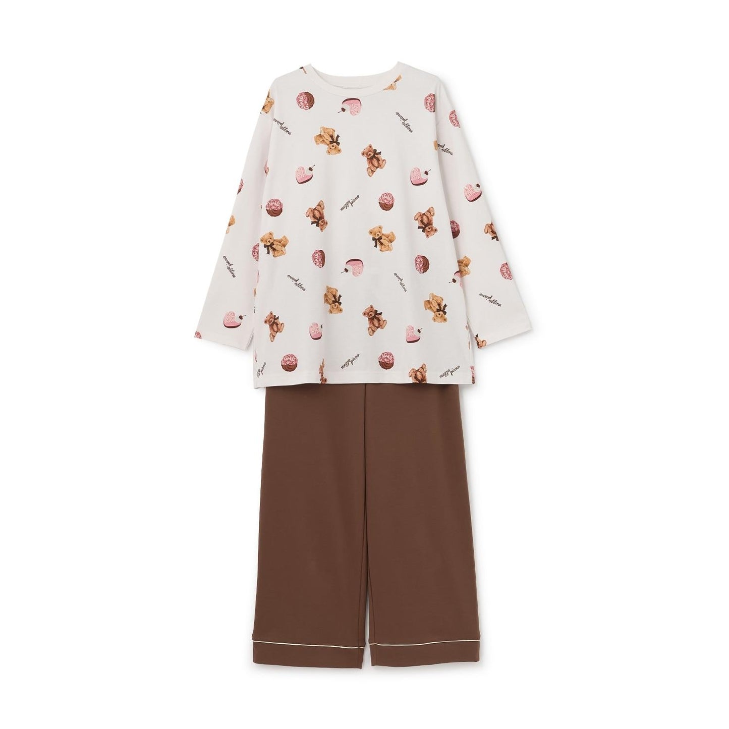 乳木果油加工 sweets bear圖案 家居服套裝