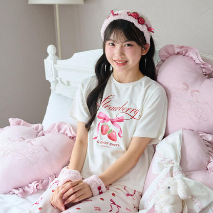 接觸冷感 撞色圖案 家居服套裝