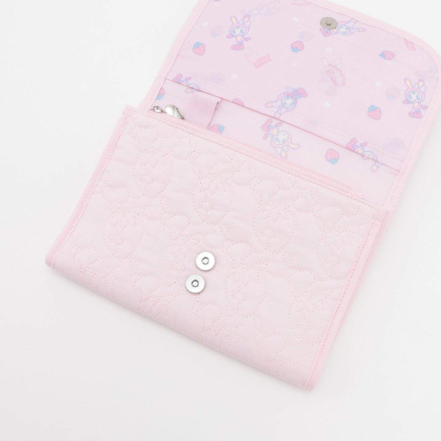 【商品】【Baby Berie醬】草莓絎縫 母子手冊多功能收納包