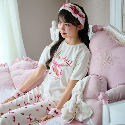 接觸冷感 撞色圖案 家居服套裝