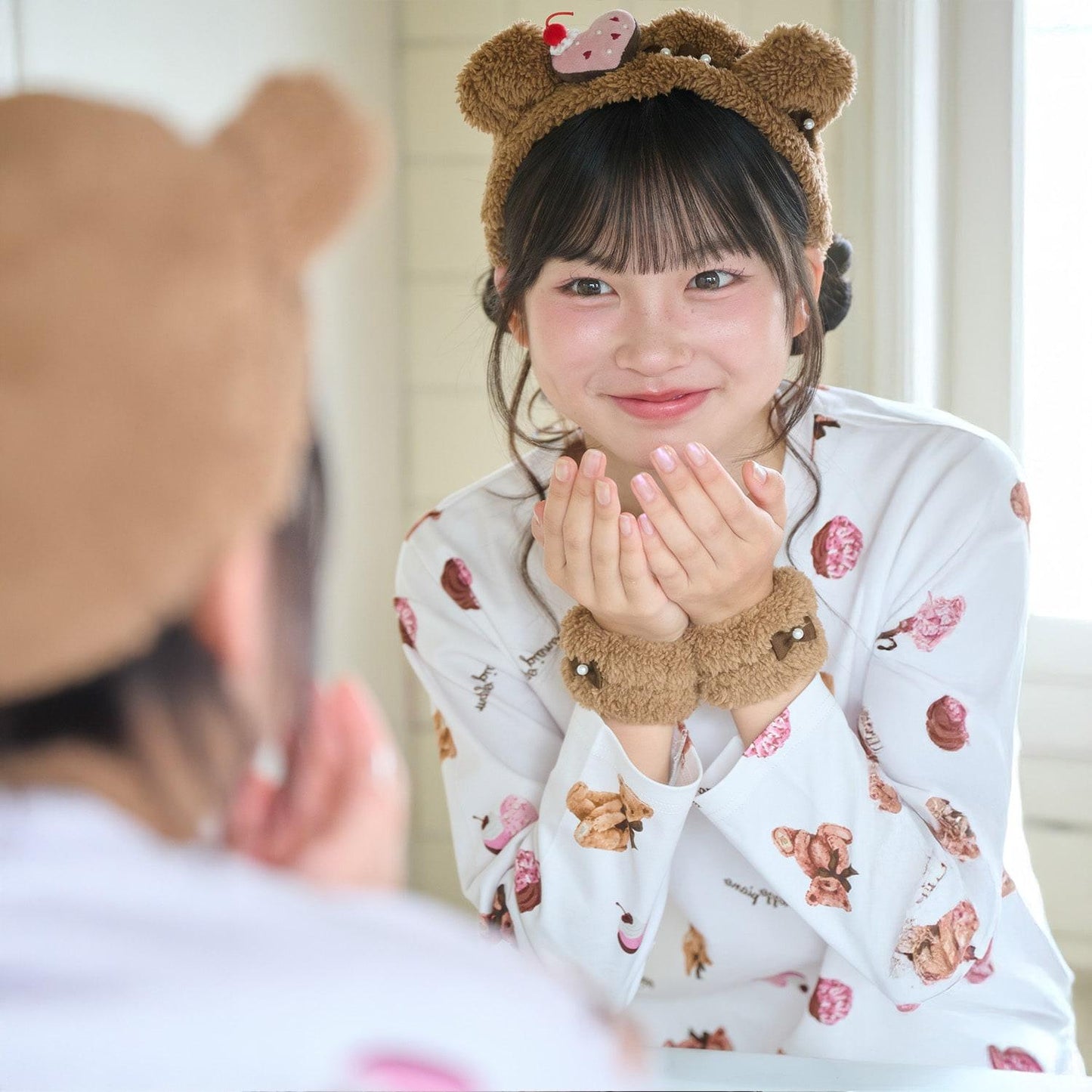 乳木果油加工 sweets bear圖案 家居服套裝