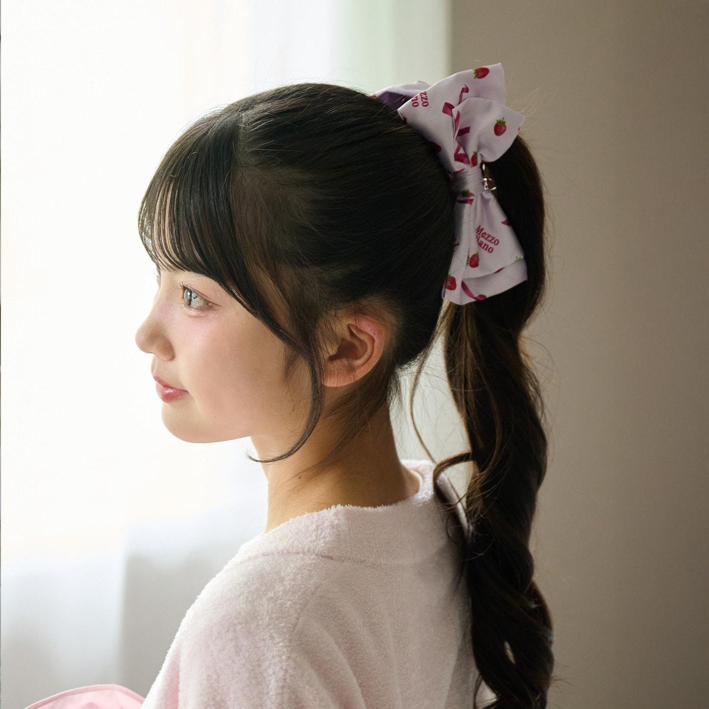 原創滿印蝴蝶結髮夾