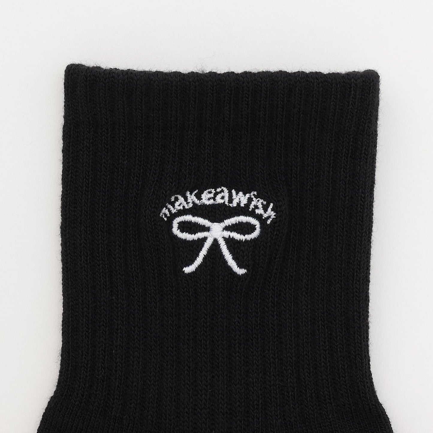 蝴蝶結刺繡船襪