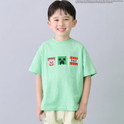 MINECRAFT 貼花短袖T恤