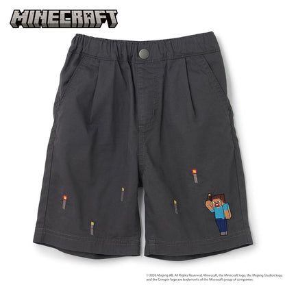 MINECRAFT 刺繡休閒短褲