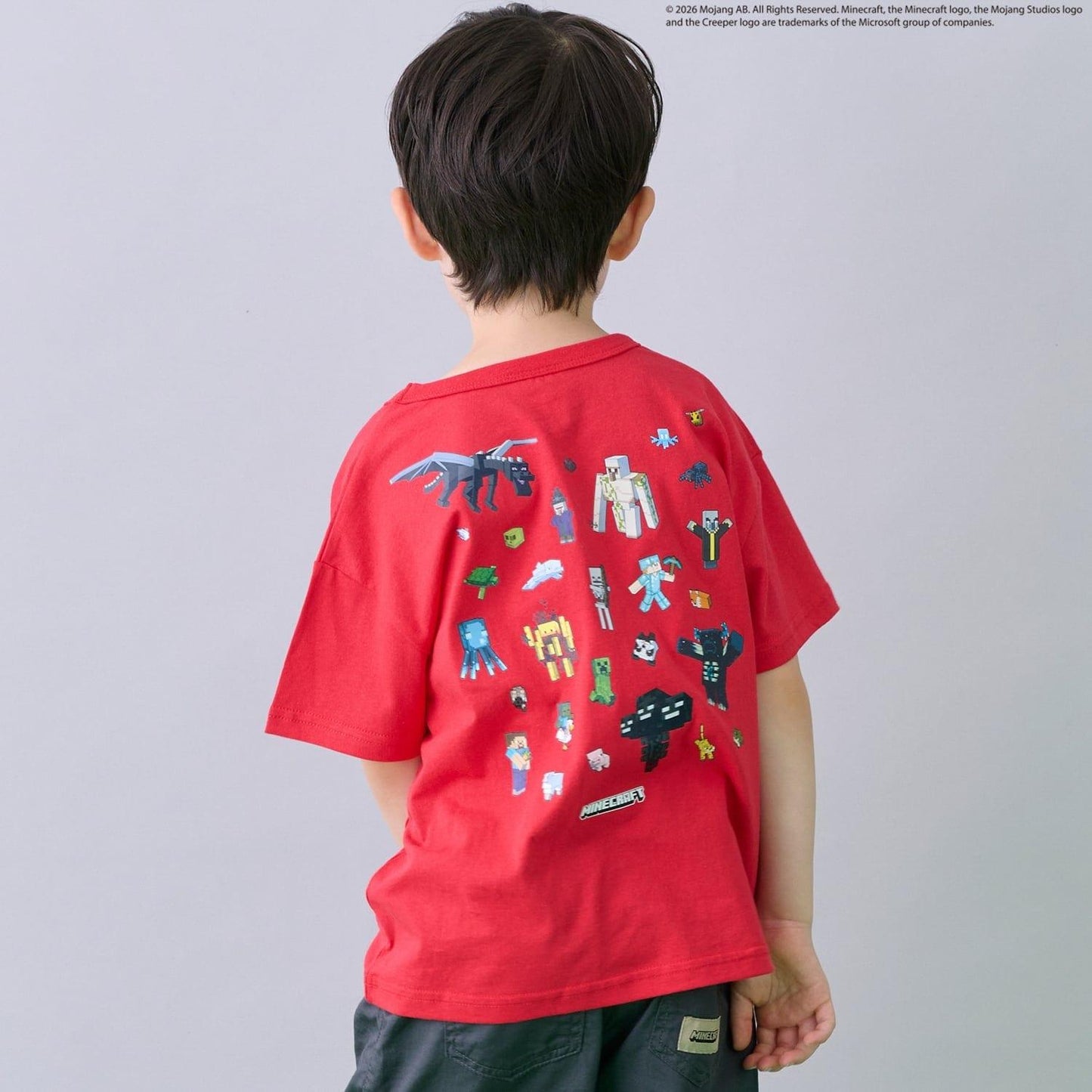 MINECRAFT 刺繡短袖T恤