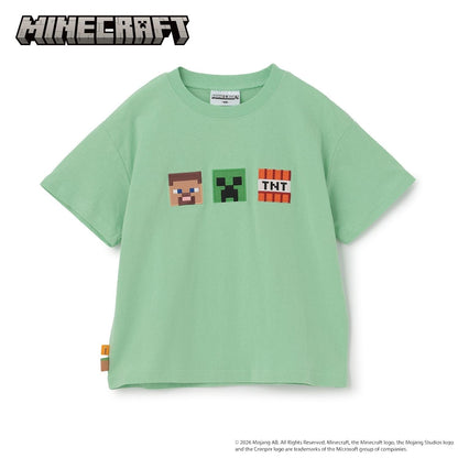 MINECRAFT 貼花短袖T恤