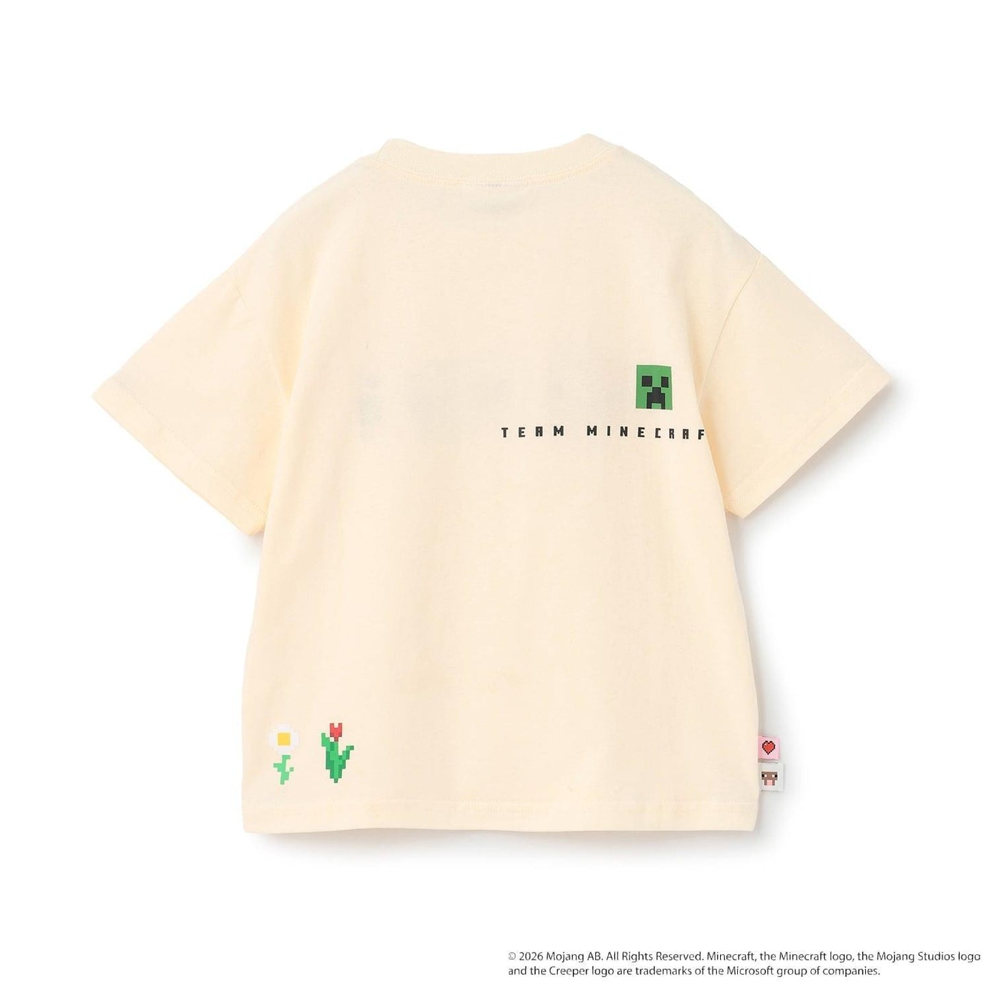 MINECRAFT 貼花短袖T恤