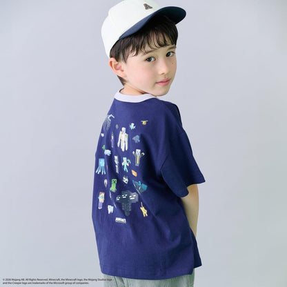 MINECRAFT 刺繡短袖T恤