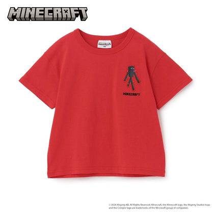 MINECRAFT 刺繡短袖T恤