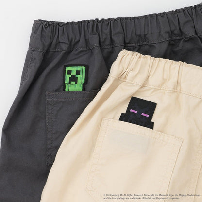 MINECRAFT 刺繡休閒短褲