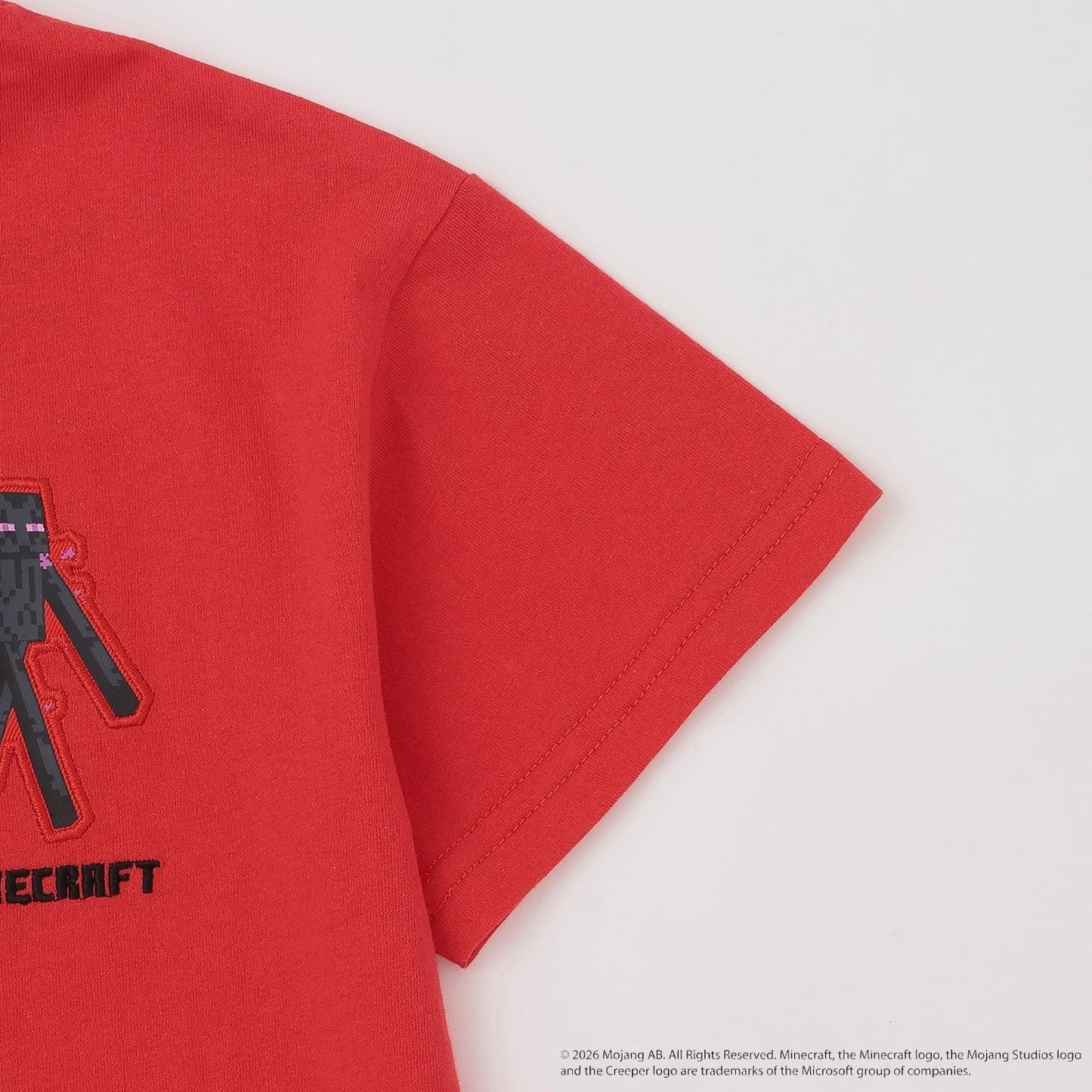 MINECRAFT 刺繡短袖T恤
