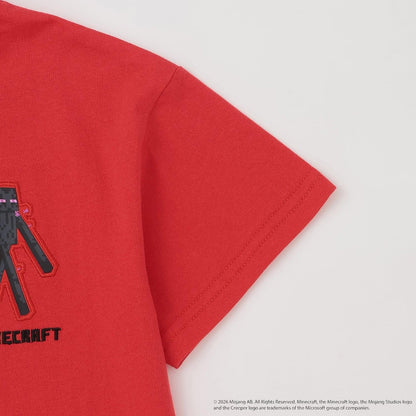 MINECRAFT 刺繡短袖T恤