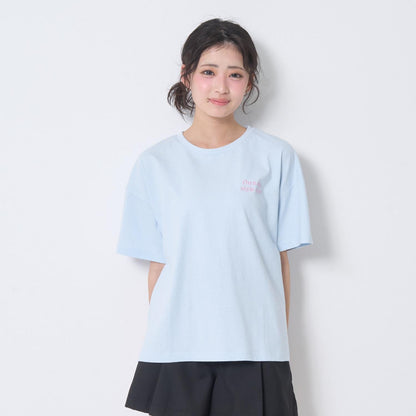 純棉 後背愛心Logo刺繡 短袖T恤