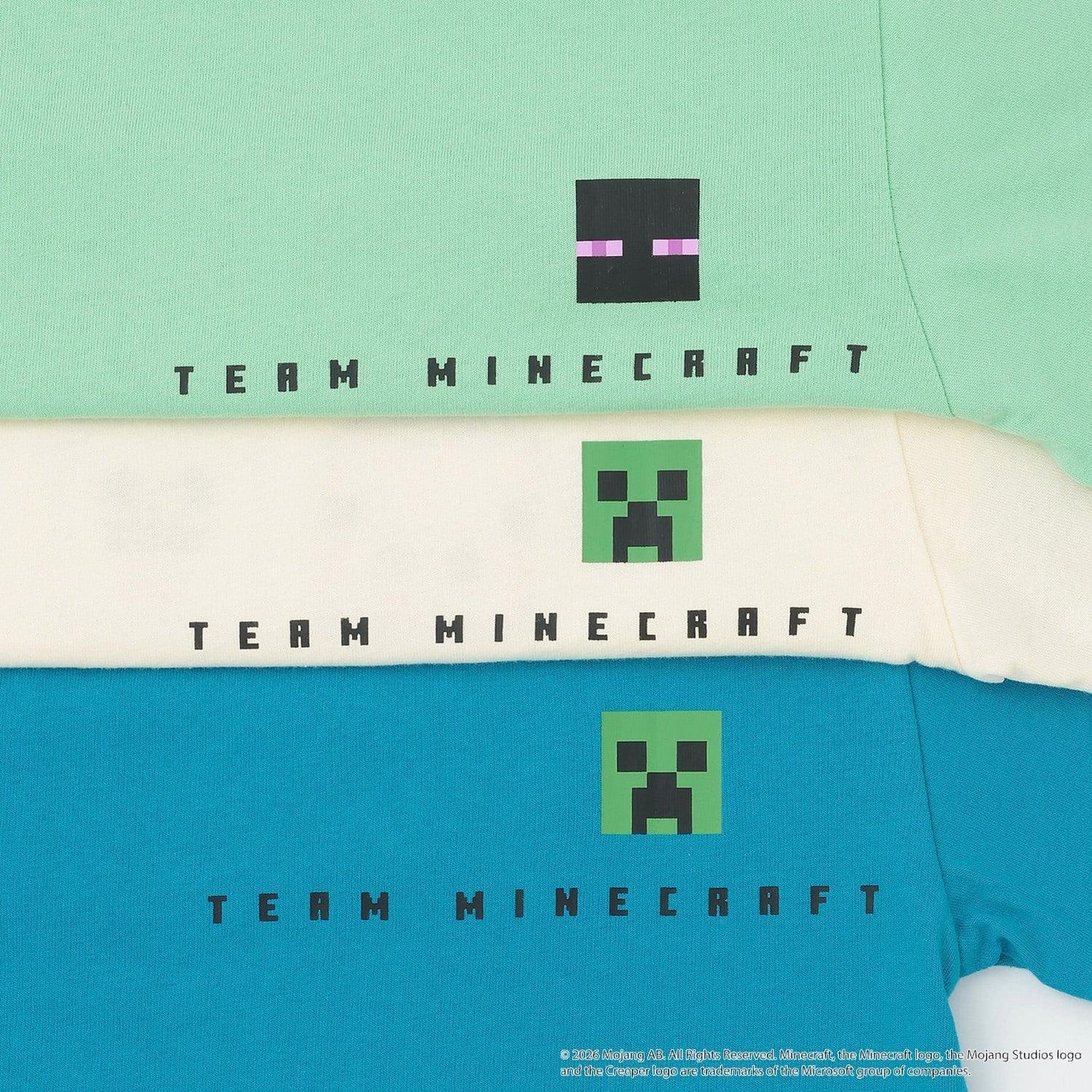 MINECRAFT 貼花短袖T恤