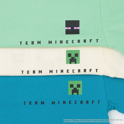 MINECRAFT 貼花短袖T恤