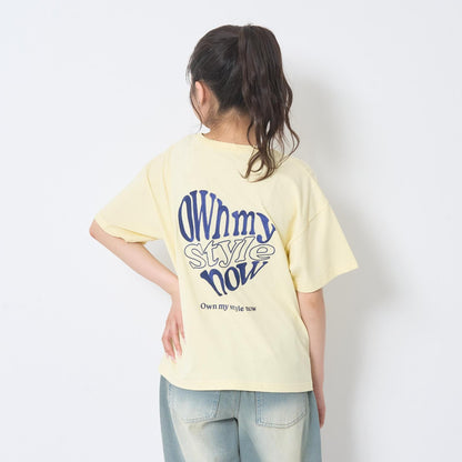 純棉 後背愛心Logo刺繡 短袖T恤