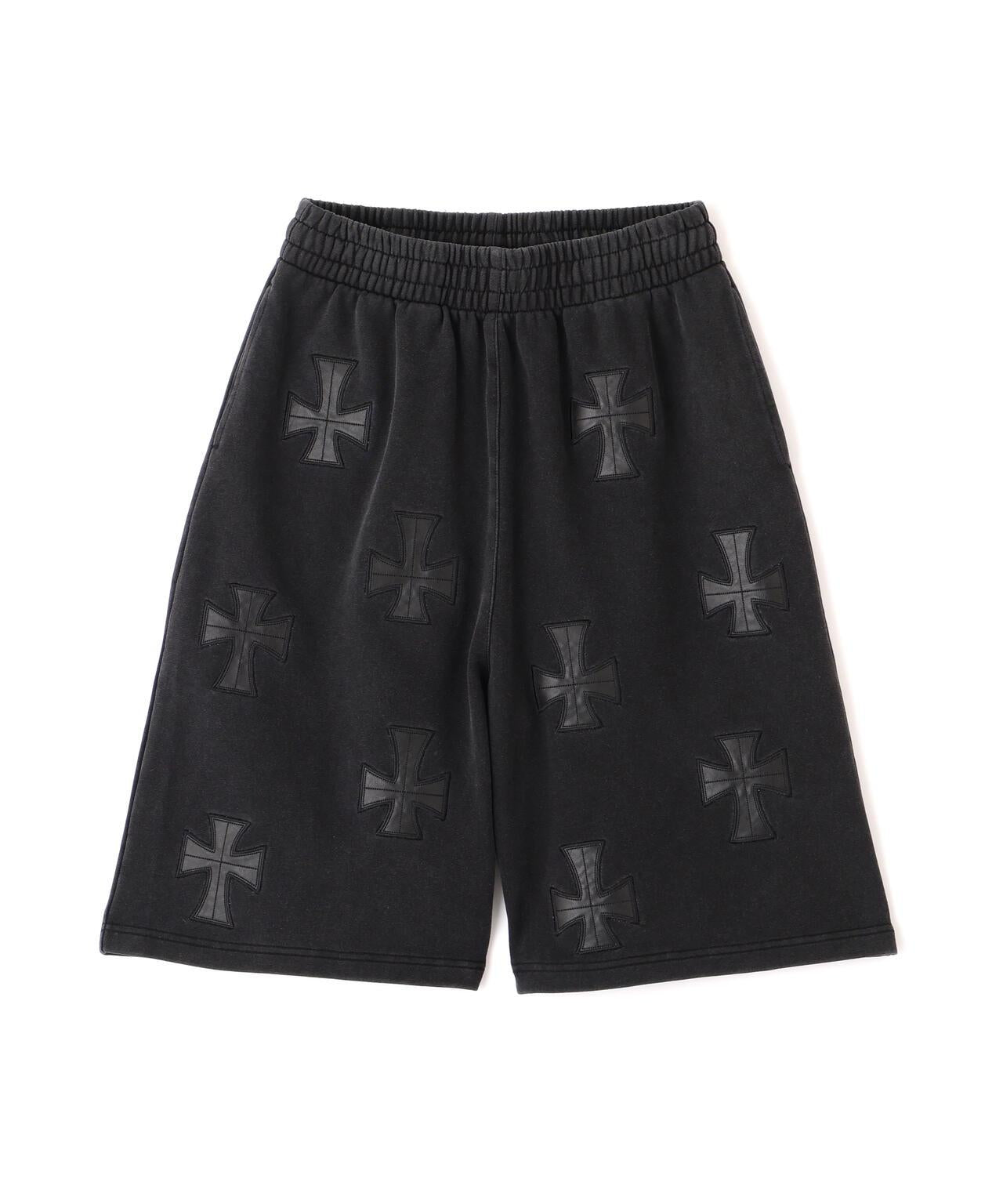 UNKNOWNLONDON/アンノウンロンドン/【LHP EXCLUSIVE】LEATHER CROSS BUGGY 休閒短褲