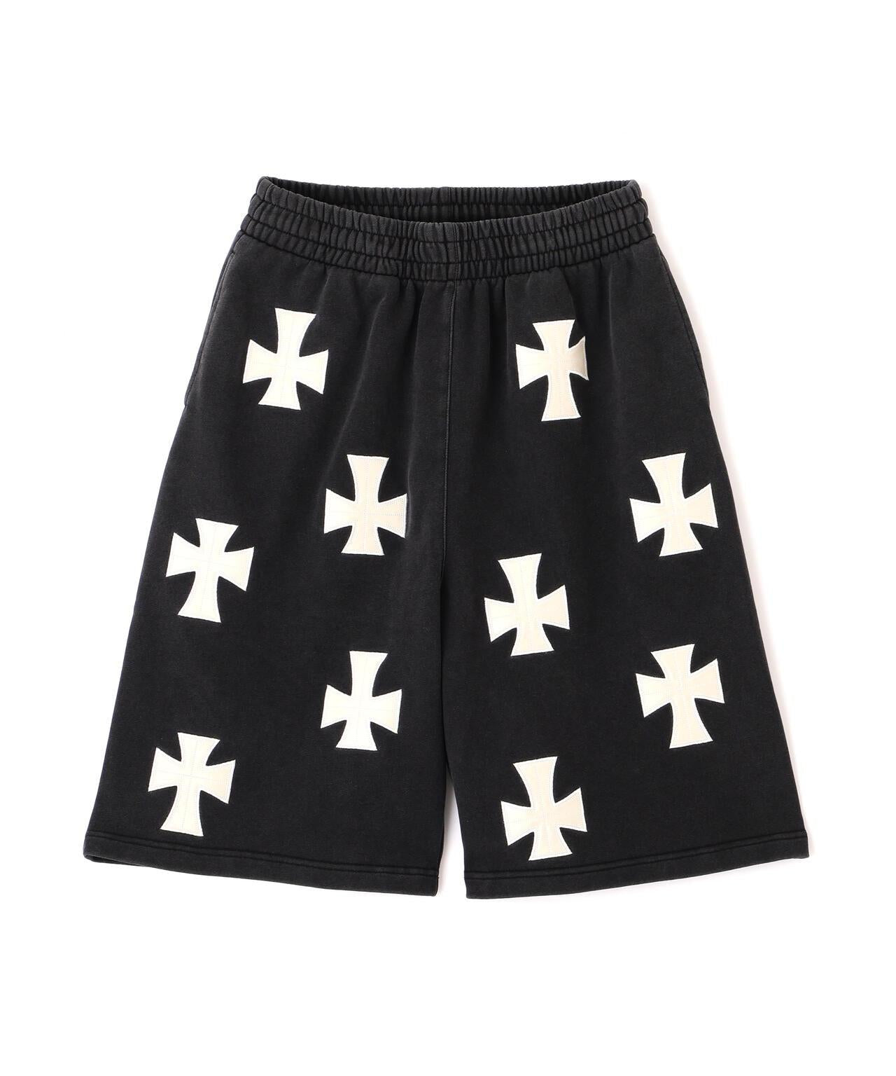 UNKNOWNLONDON/アンノウンロンドン/【LHP EXCLUSIVE】LEATHER CROSS BUGGY 休閒短褲