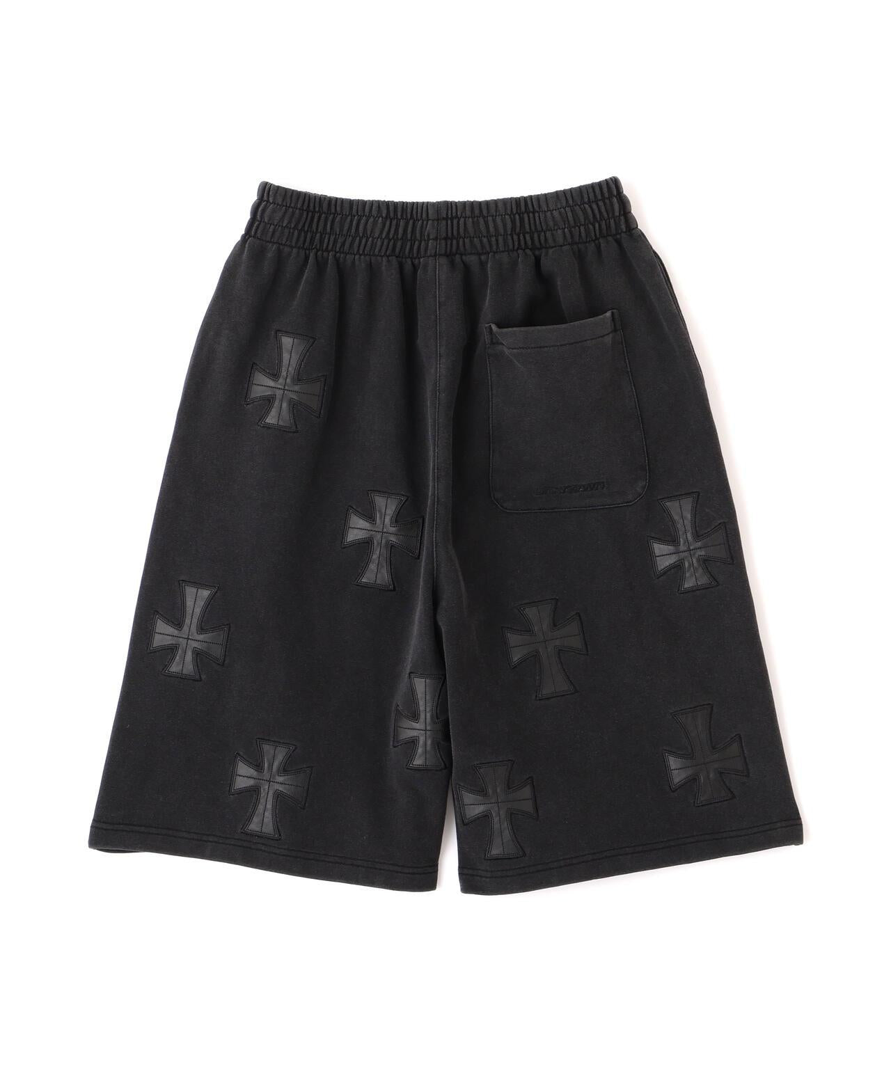 UNKNOWNLONDON/アンノウンロンドン/【LHP EXCLUSIVE】LEATHER CROSS BUGGY 休閒短褲