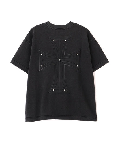 UNKNOWN LONDON/アンノウンロンドン/【LHP EXCLUSIVE】LEATHER CROSS TEE