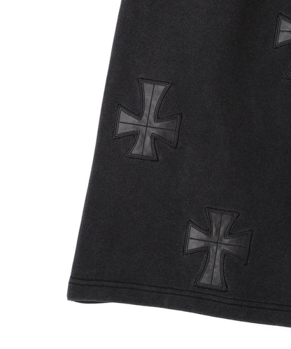 UNKNOWNLONDON/アンノウンロンドン/【LHP EXCLUSIVE】LEATHER CROSS BUGGY 休閒短褲