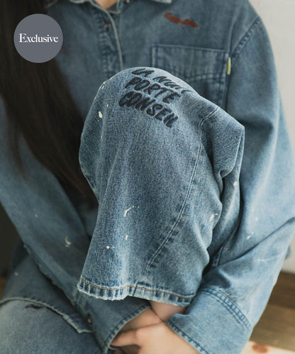 PICCADILLY×URBAN RESEARCH 刺繡牛仔褲