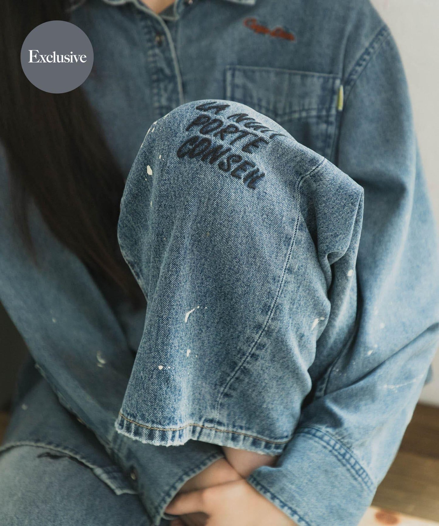 PICCADILLY×URBAN RESEARCH 刺繡牛仔褲