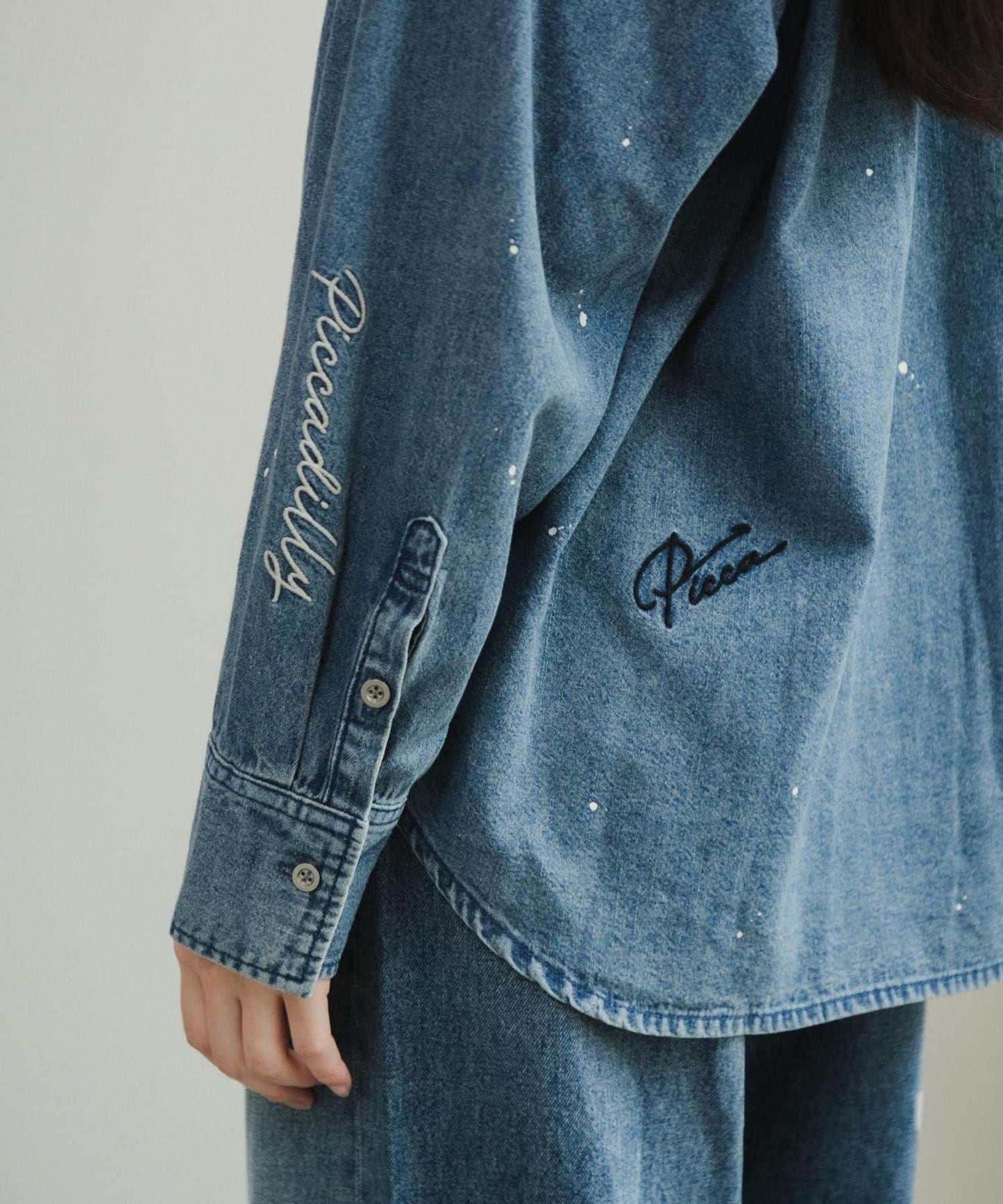 PICCADILLY×URBAN RESEARCH 刺繡牛仔襯衫