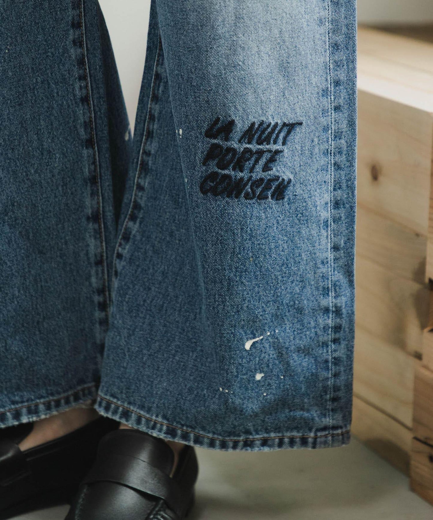 PICCADILLY×URBAN RESEARCH 刺繡牛仔褲